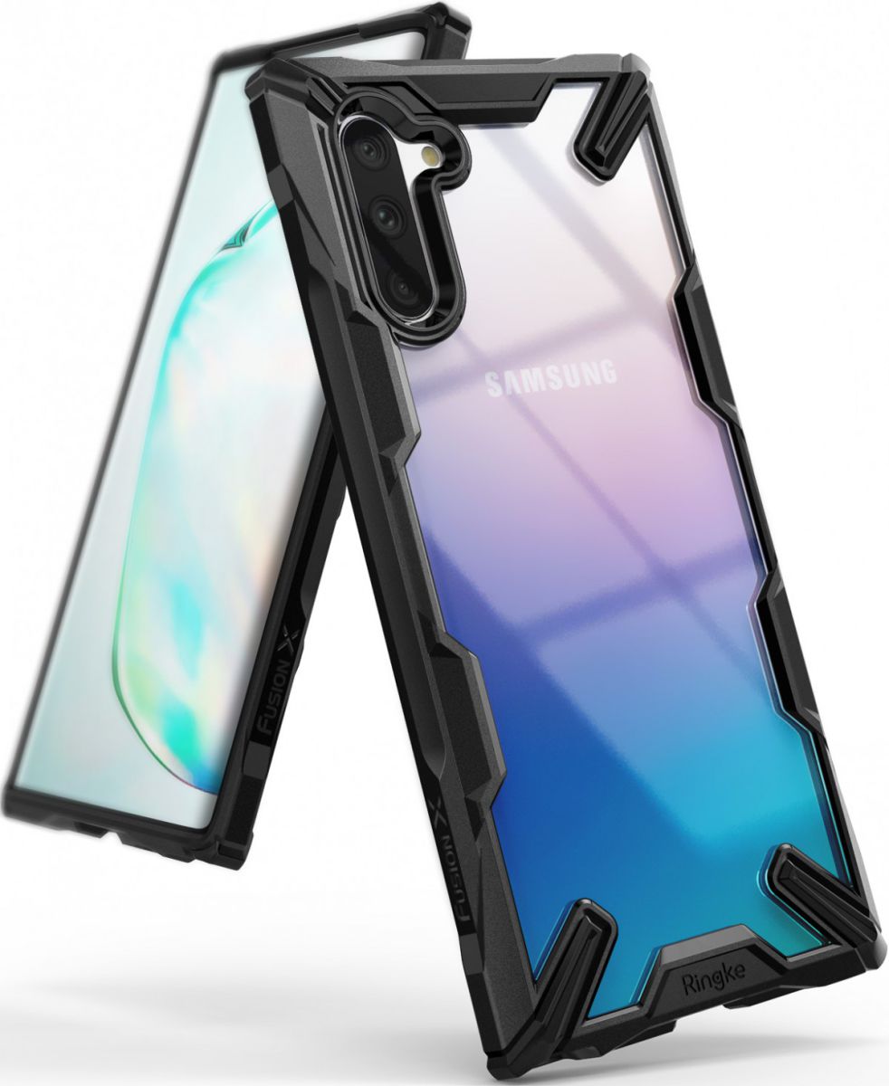 Ringke Fusion X Samsung Galaxy Note 10 Hoesje Zwart afbeelding 1