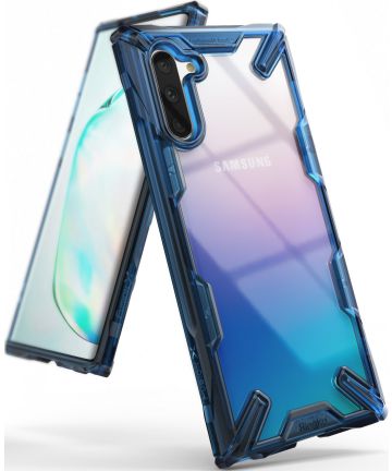 Ringke Fusion X Samsung Galaxy Note 10 Hoesje Blauw Hoesjes