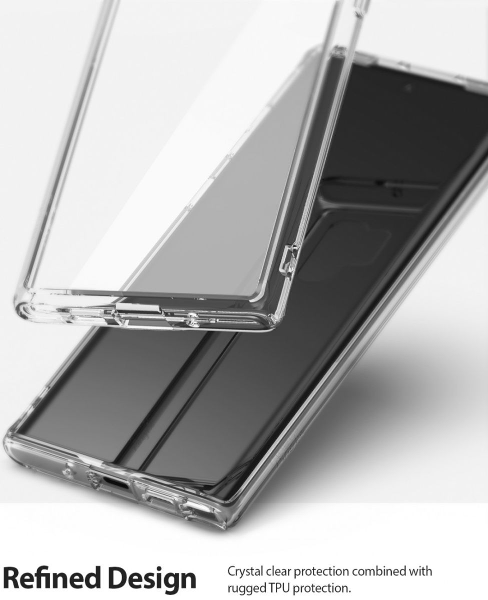 Ringke Fusion Samsung Galaxy Note 10 Plus Hoesje Transparant afbeelding 5