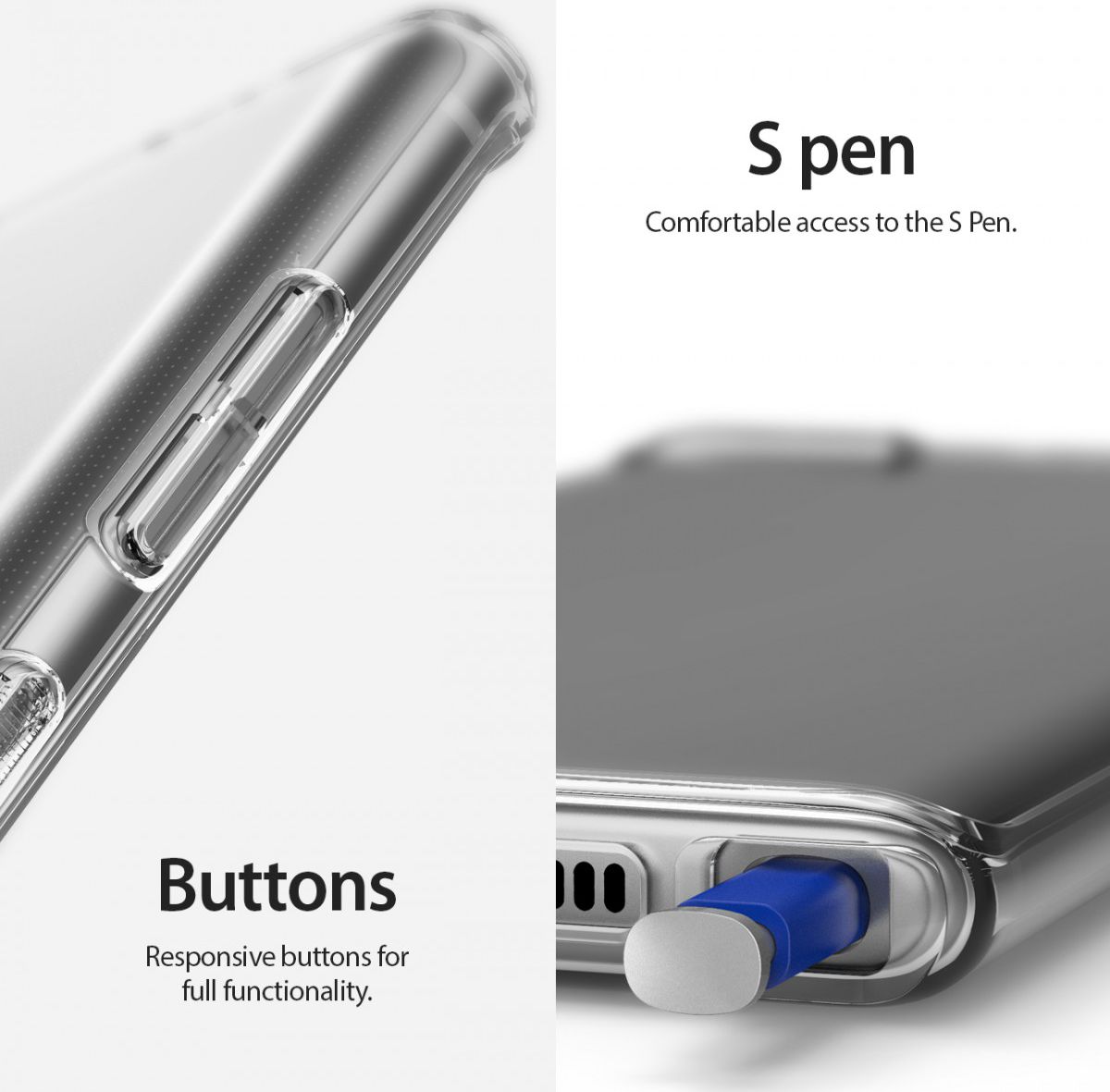 Ringke Air Hoesje Samsung Galaxy Note 10 Plus Transparant afbeelding 4