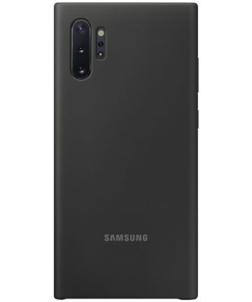 Origineel Samsung Galaxy Note 10 Plus Hoesje Siliconen Cover Zwart Hoesjes