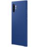 Samsung Galaxy Note 10 Leather Cover Blauw