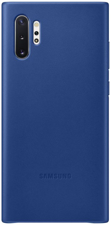 Samsung Galaxy Note 10 Leather Cover Blauw afbeelding 1