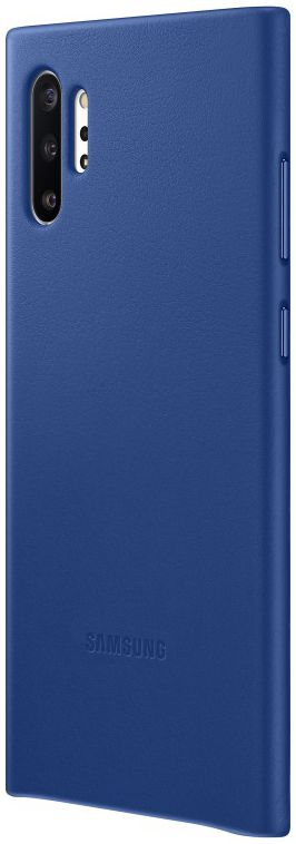 Samsung Galaxy Note 10 Leather Cover Blauw afbeelding 2