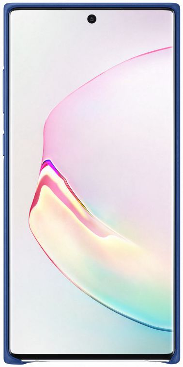 Samsung Galaxy Note 10 Leather Cover Blauw afbeelding 3
