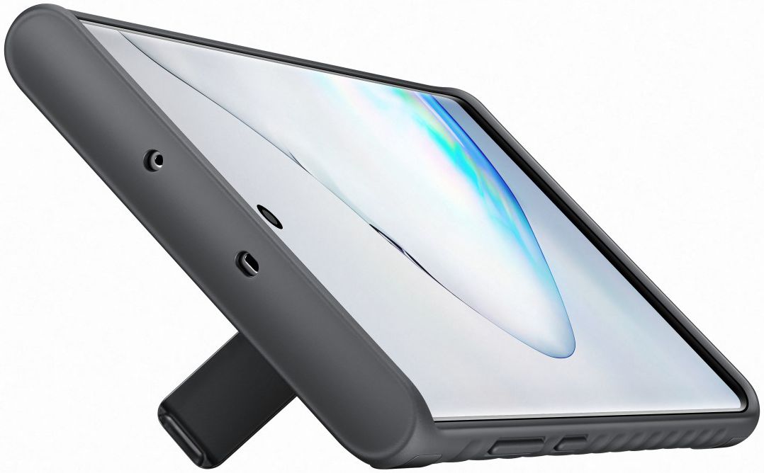 Samsung Galaxy Note 10 Protective Standing Cover Zwart afbeelding 3