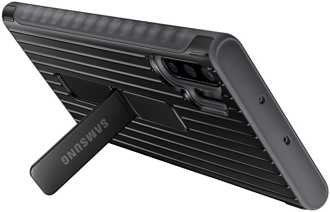 Samsung Galaxy Note 10 Protective Standing Cover Zwart afbeelding 2