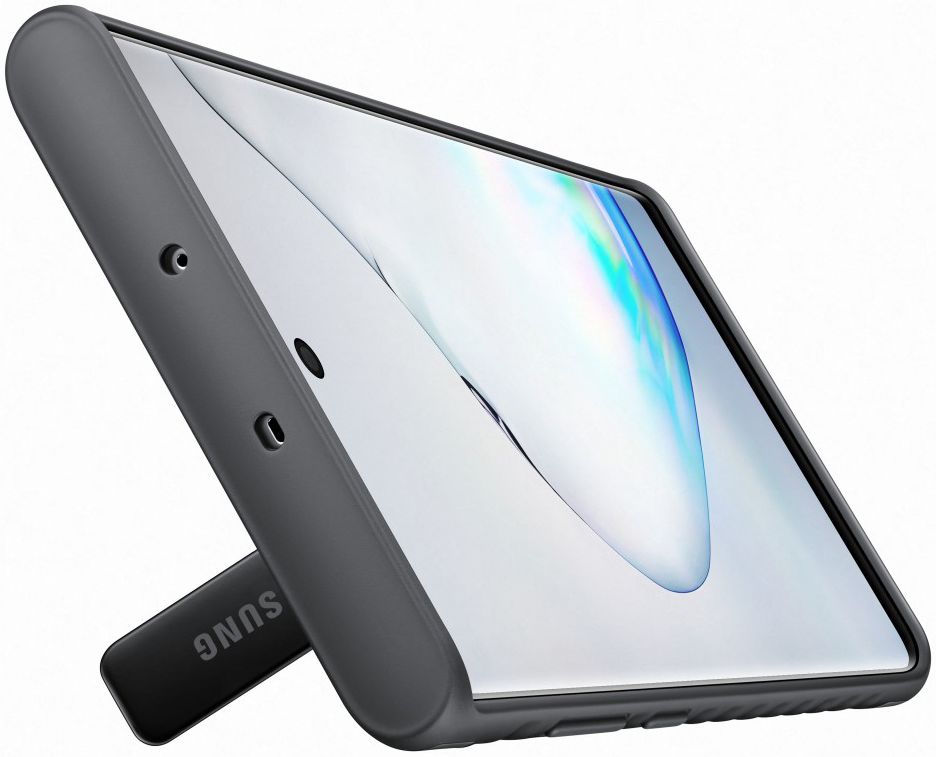 Samsung Galaxy Note 10 Protective Standing Cover Zwart afbeelding 6