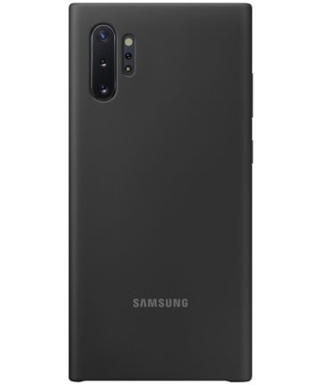Origineel Samsung Galaxy Note 10 Hoesje Silicone Cover Zwart Hoesjes
