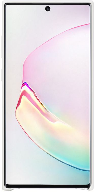 Origineel Samsung Galaxy Note 10 Hoesje Silicone Cover Wit afbeelding 2
