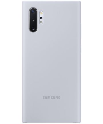 Origineel Samsung Galaxy Note 10 Hoesje Silicone Cover Zilver Hoesjes
