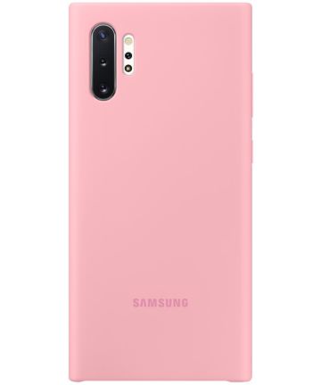 Samsung Galaxy Note 10 Silicone Cover Origineel Roze Hoesjes
