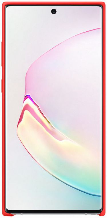 Origineel Samsung Galaxy Note 10 Hoesje Silicone Cover Rood afbeelding 2