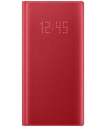 Samsung Galaxy Note 10 LED View Cover Rood Hoesjes