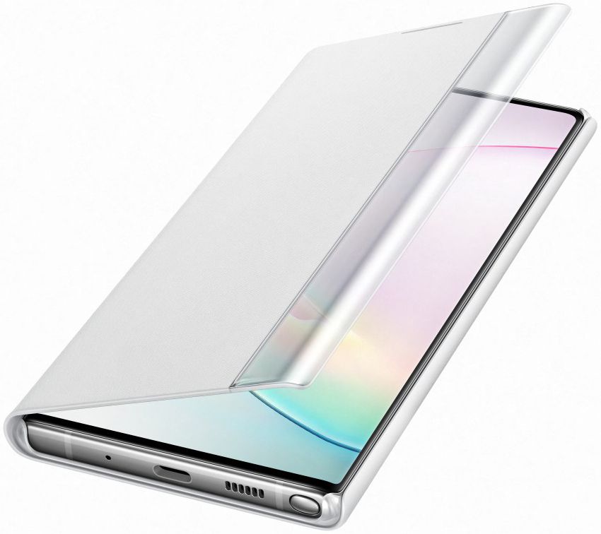 Samsung Galaxy Note 10 Clear View Stand Cover Wit afbeelding 4