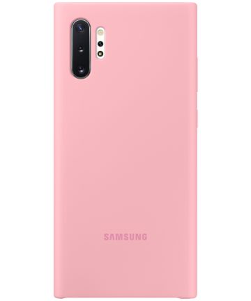 Samsung Galaxy Note 10 Plus Silicone Cover Origineel Roze Hoesjes
