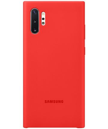 Samsung Galaxy Note 10 Plus Silicone Cover Origineel Rood Hoesjes