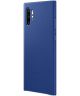 Samsung Galaxy Note 10 Plus Leather Cover Blauw