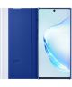 Samsung Galaxy Note 10 Plus Clear View Stand Cover Blauw