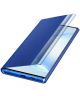 Samsung Galaxy Note 10 Plus Clear View Stand Cover Blauw