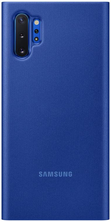 Samsung Galaxy Note 10 Plus Clear View Stand Cover Blauw afbeelding 3