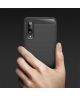 Xiaomi Mi A3 Geborsteld TPU Hoesje Zwart