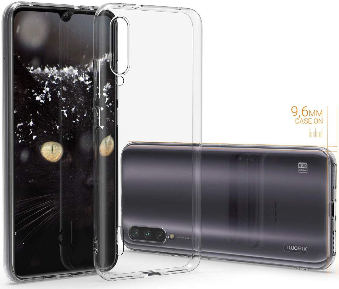 Xiaomi Mi A3 Hoesje Dun TPU Transparant afbeelding 3