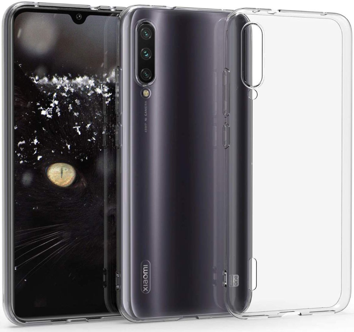 Xiaomi Mi A3 Hoesje Dun TPU Transparant afbeelding 4