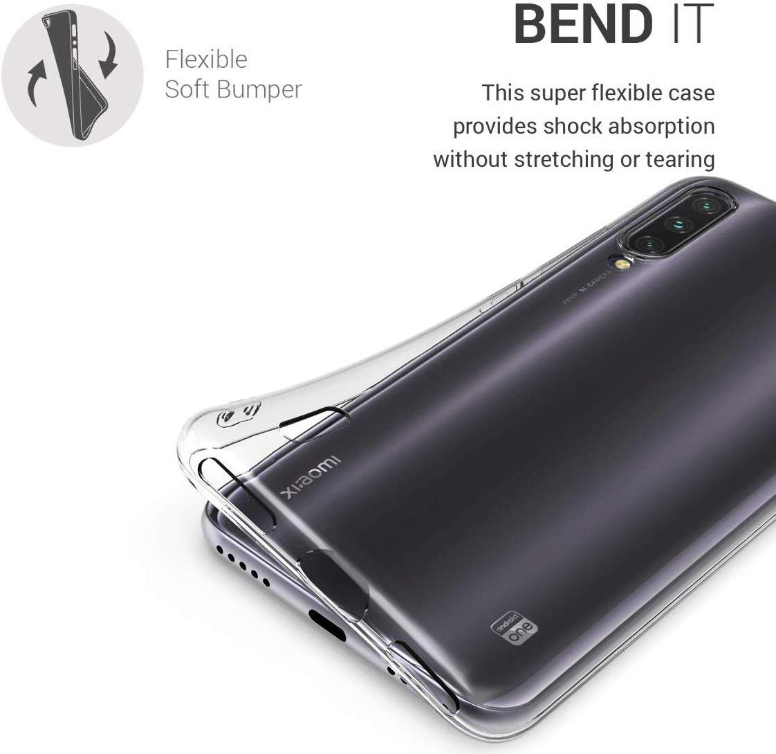 Xiaomi Mi A3 Hoesje Dun TPU Transparant afbeelding 6