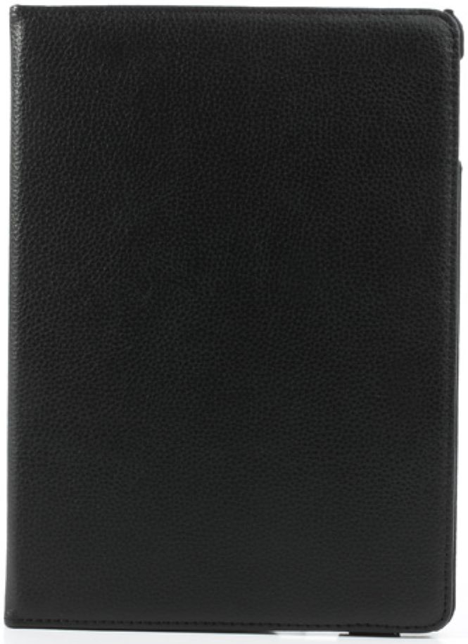 Apple iPad Air Rotary Leather Stand Cover Zwart afbeelding 1
