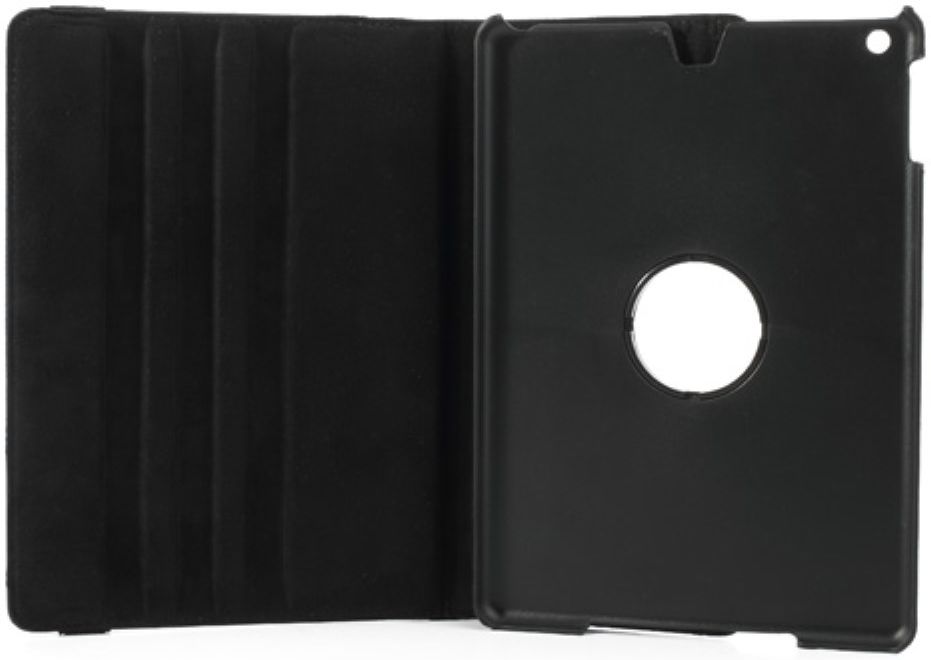 Apple iPad Air Rotary Leather Stand Cover Zwart afbeelding 5