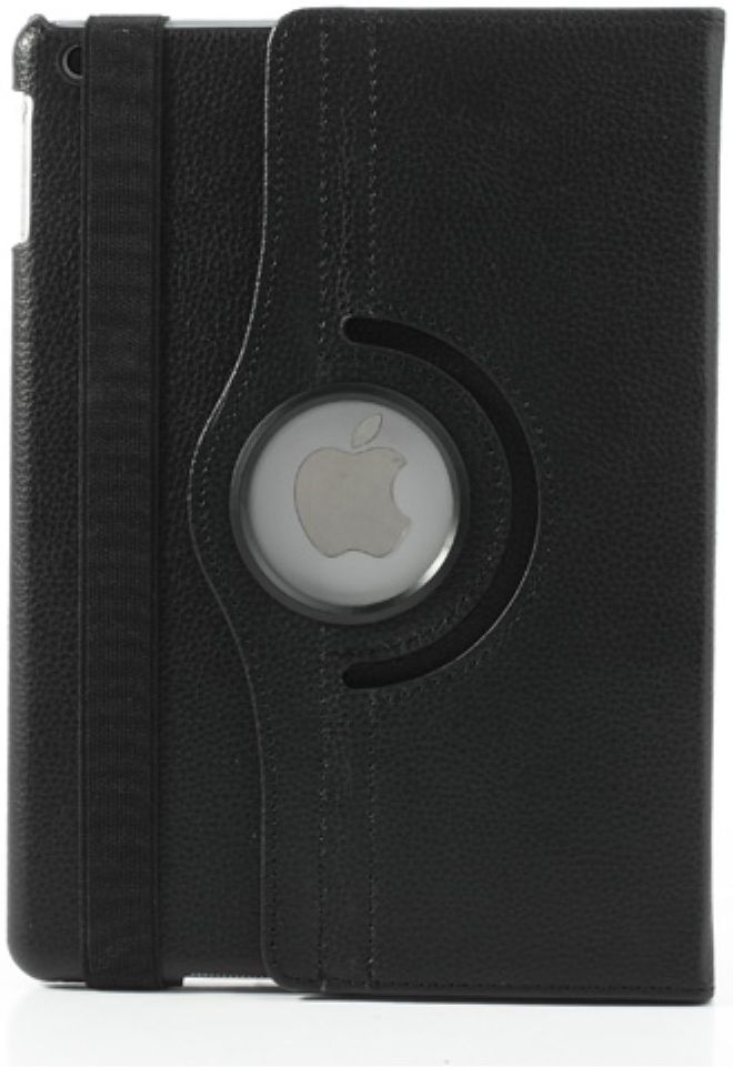 Apple iPad Air Rotary Leather Stand Cover Zwart afbeelding 8