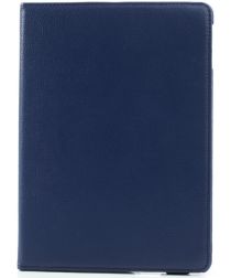 Apple iPad Air Rotary Leather Stand Cover Blauw