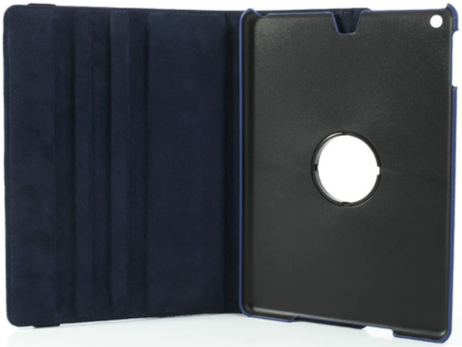 Apple iPad Air Rotary Leather Stand Cover Blauw afbeelding 10