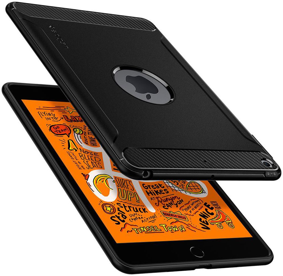 Spigen iPad Mini 5 Rugged Armor Black afbeelding 7