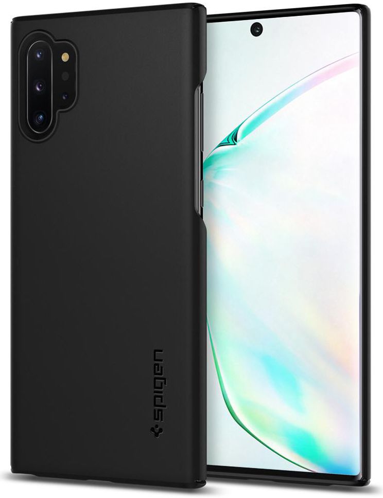 Spigen Thin Fit Hoesje Samsung Galaxy Note 10 Plus Zwart afbeelding 1