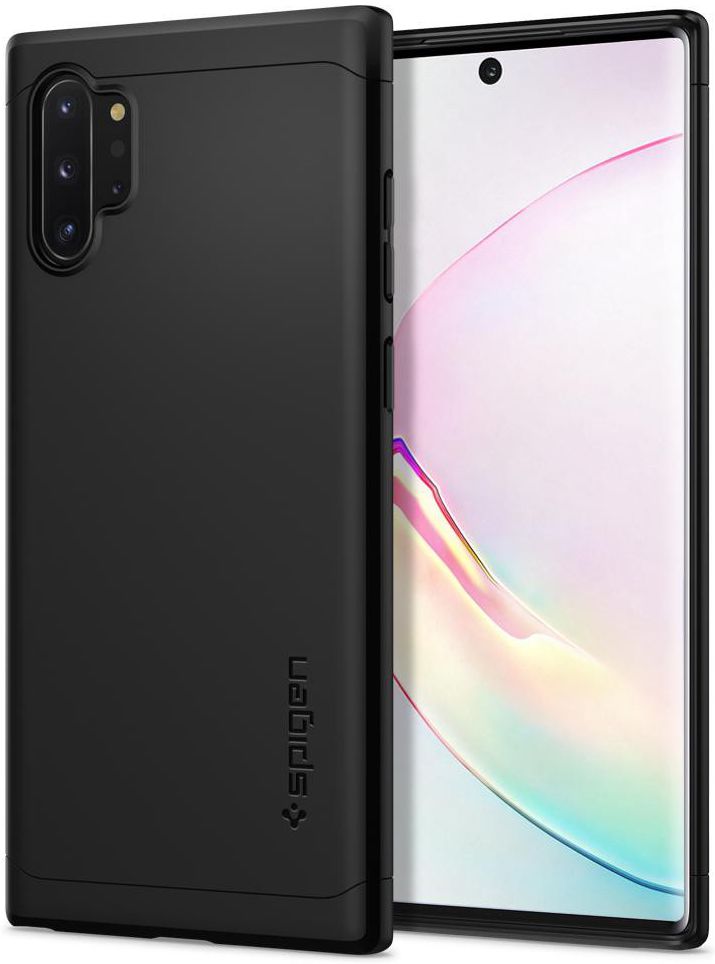 Spigen Thin Fit Classic Hoesje Samsung Galaxy Note 10 Plus Zwart afbeelding 1