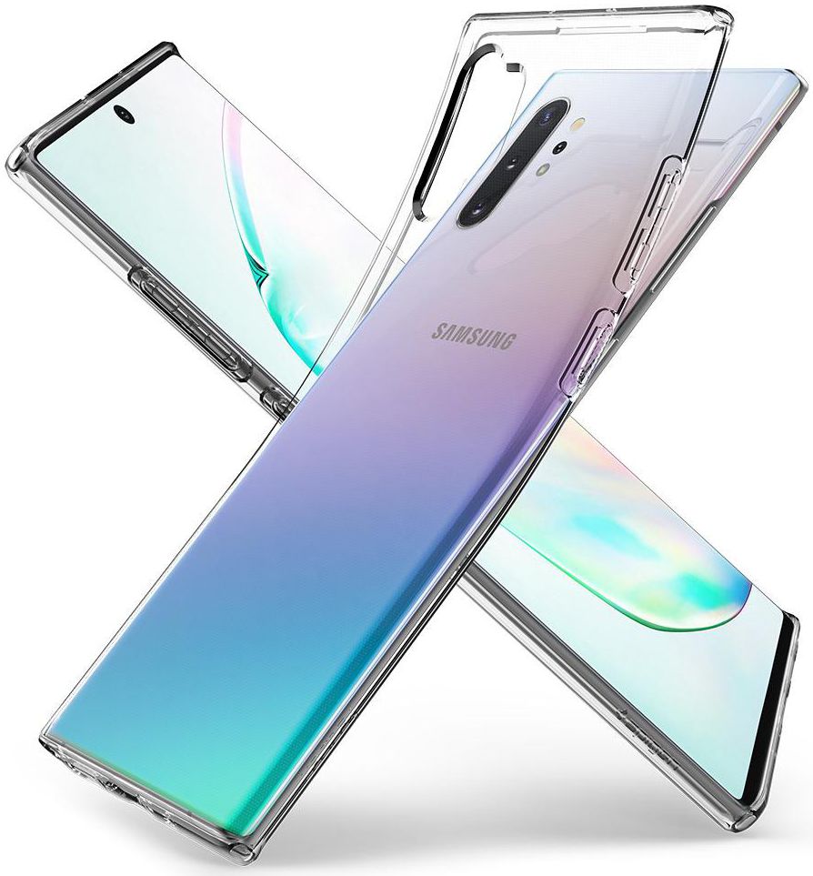 Spigen Liquid Crystal Hoesje Samsung Galaxy Note 10 Plus Transparant afbeelding 2