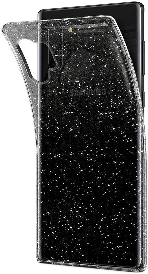 Spigen Liquid Crystal Hoesje Galaxy Note 10 Plus Glitter Transparant afbeelding 2