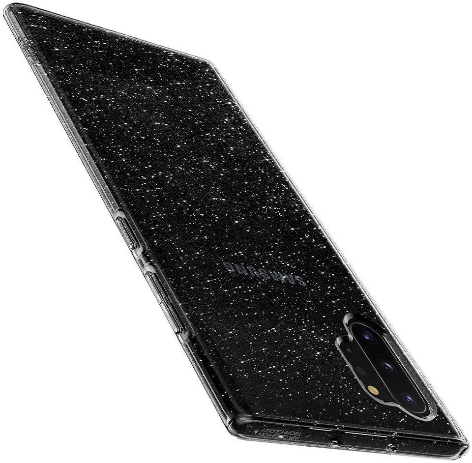 Spigen Liquid Crystal Hoesje Galaxy Note 10 Plus Glitter Transparant afbeelding 7