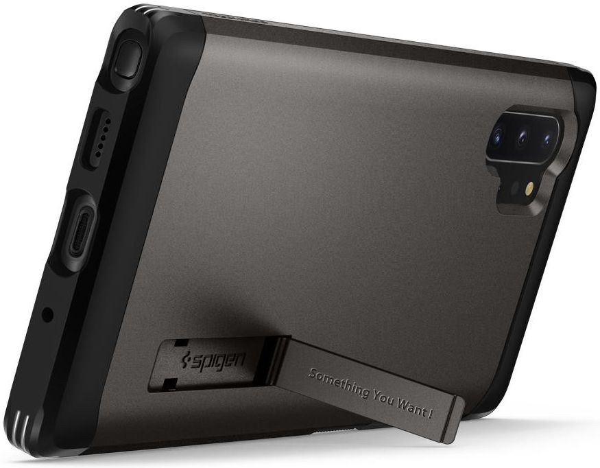 Spigen Tough Armor Hoesje Samsung Galaxy Note 10 Plus Gunmetal afbeelding 2