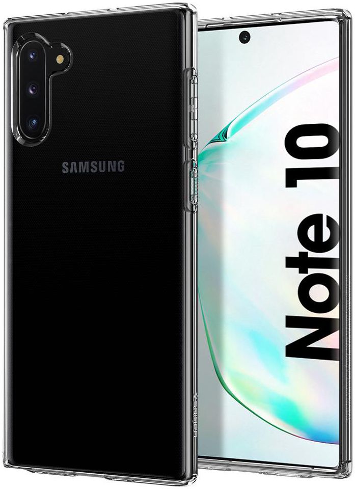 Spigen Liquid Crystal Hoesje Samsung Galaxy Note 10 Transparant afbeelding 1