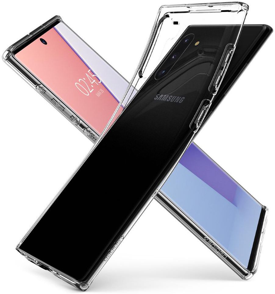 Spigen Liquid Crystal Hoesje Samsung Galaxy Note 10 Transparant afbeelding 2