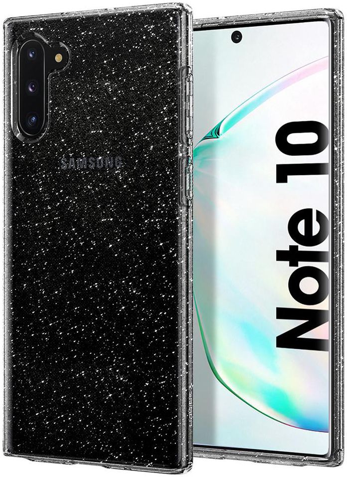 Spigen Liquid Crystal Hoesje Galaxy Note 10 Glitter Transparant afbeelding 1