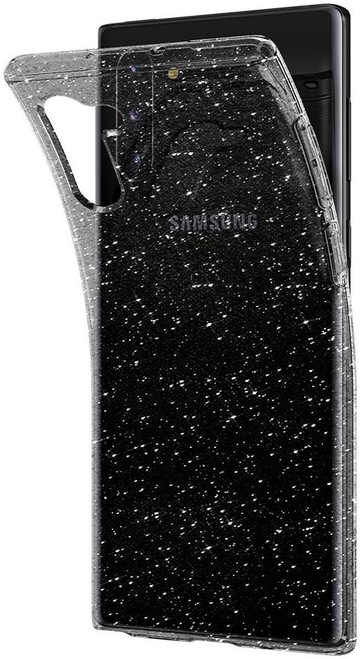 Spigen Liquid Crystal Hoesje Galaxy Note 10 Glitter Transparant afbeelding 6