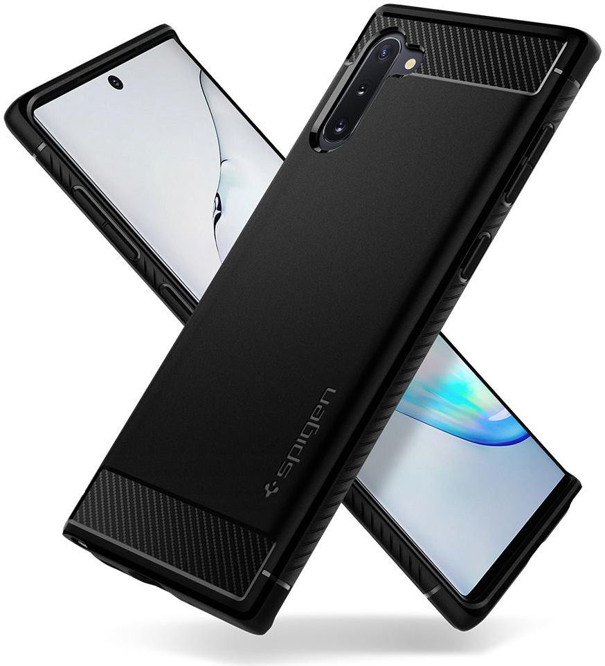 Spigen Rugged Armor Hoesje Samsung Galaxy Note 10 Zwart afbeelding 2