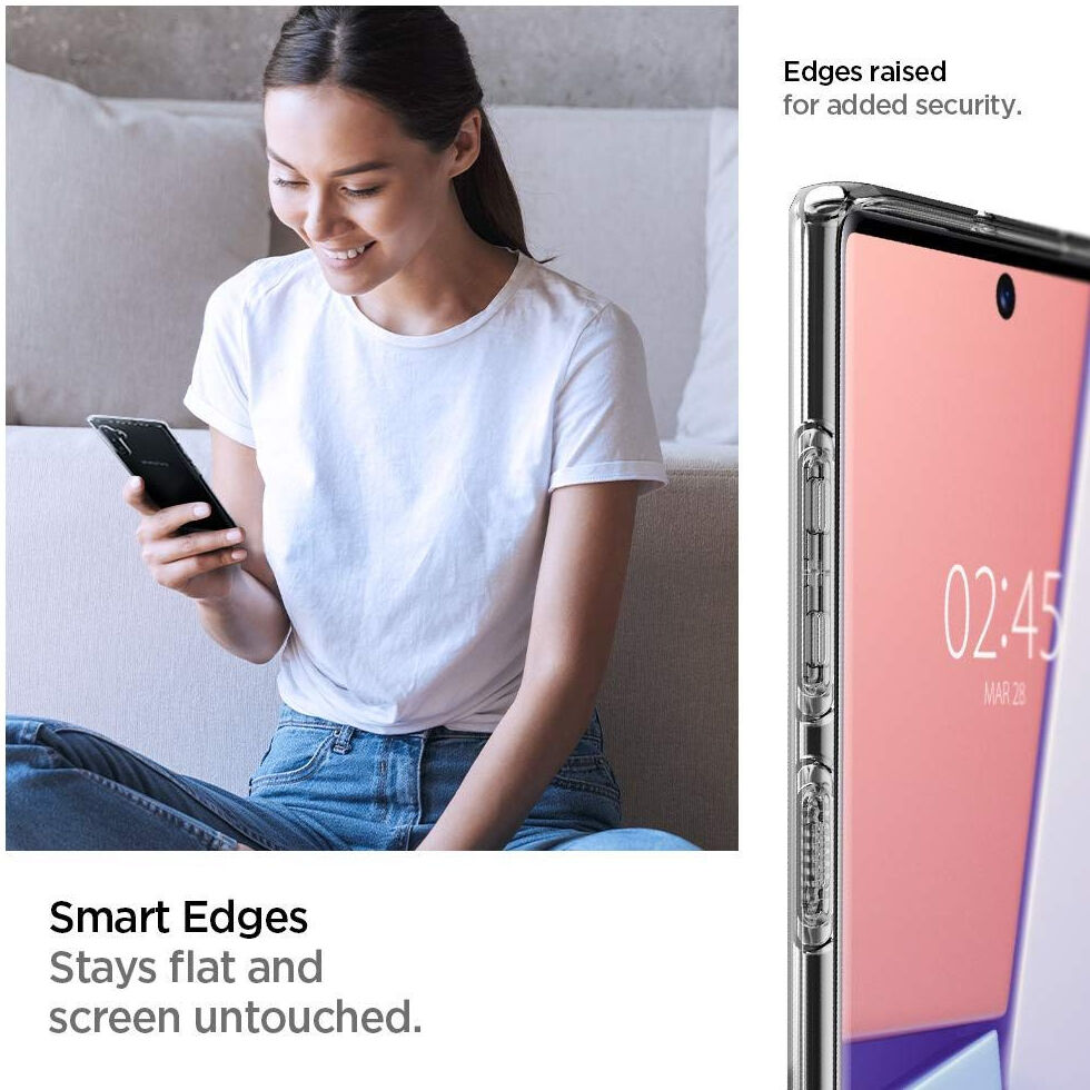 Spigen Crystal Flex Samsung Galaxy Note 10 Hoesje Transparant afbeelding 8