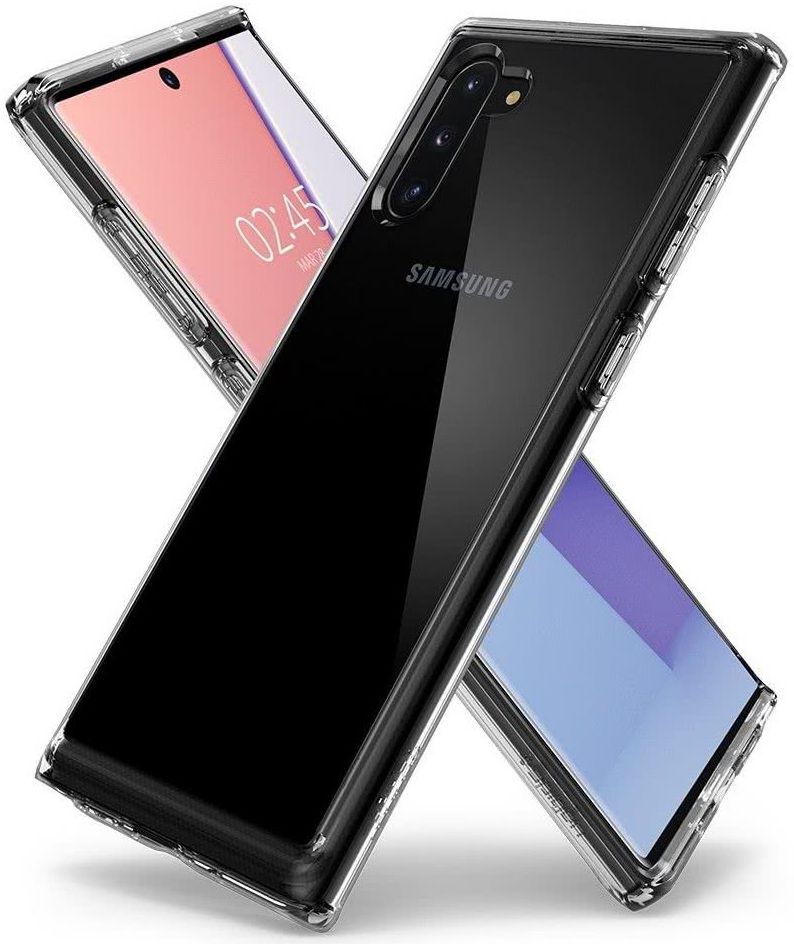Spigen Crystal Hybrid Hoesje Samsung Galaxy Note 10 Transparant afbeelding 3