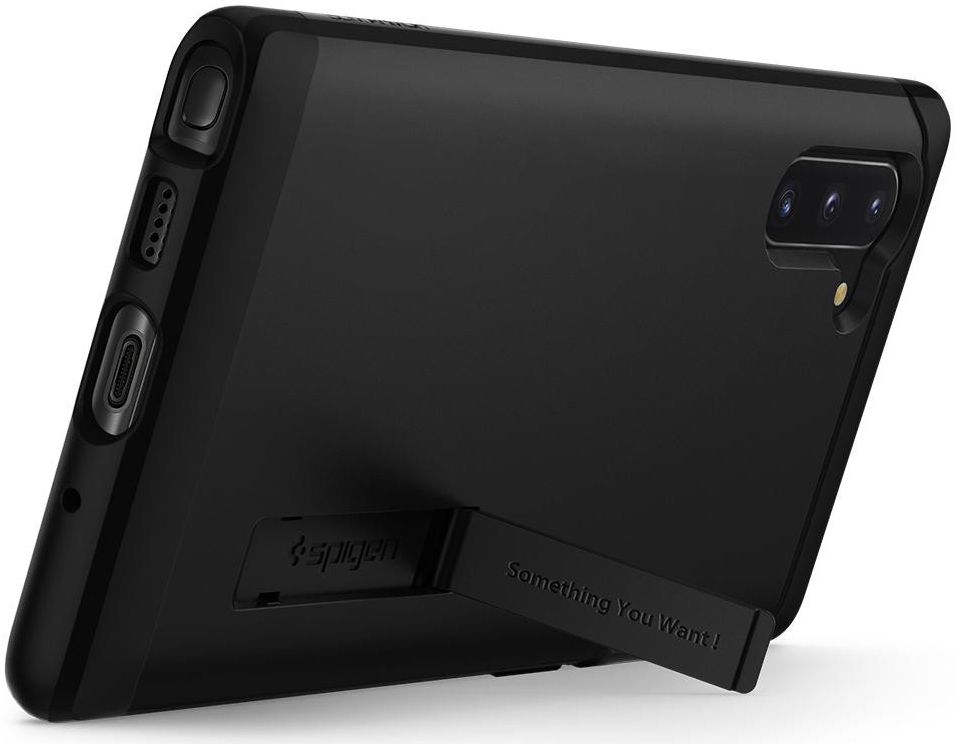 Spigen Slim Armor Hoesje Samsung Galaxy Note 10 Zwart afbeelding 2