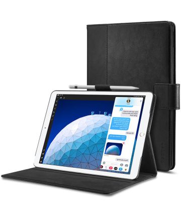 Spigen Stand Folio iPad Air 2019 / iPad Pro 10.5 (2017) Hoes Zwart Hoesjes